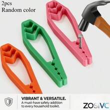 1/2pcs Anti-Slip Safety Nail Gun, Portable Nail Fixing Tool, Finger ...