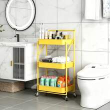 Storage Island & Carts - Yellow - View 5
