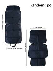 1pc Children's Car Seat Cushion, Durable Wear-Resistant Non-Slip Fabric, Suitable For Children's Car Seat Protector, Car Seat Backrest - Multicolor - View 7