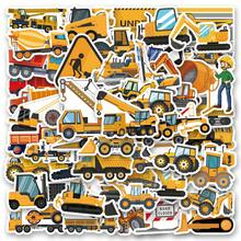 65PCS Engineering Vehicles Transportation Stickers, A Set Of Vibrant And Colorful Beautiful Stickers, Suitable For All Kinds Of Holidays, Party, Laptops, Tablet, Skateboards, Journals, Scrapbooks, Water Bottles Stickers - one-size - View 1