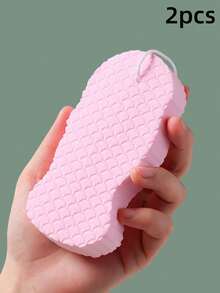 3/2/1pc Super Soft Exfoliating Bath Sponge, 3D Fish Scale Texture, Gentle And Painless Exfoliation, Mild And Non-Irritating To Skin, 3-In-1 Scrubbing/Exfoliating/Massaging, Suitable For Home Bathing - Multicolor - View 19