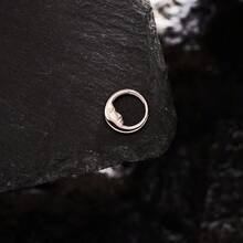 G23 16G Moon-Shaped Nose Ring/Adjustable Earring/Ear Lobe/Ear Cartilage/Ear Piercing/Nose Ring Jewelry/One Piece - Moon Nose Ring - View 8