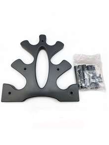 1pc Plastic Blade Triangular Dumbbell Rack, Home & Office Fixed Combination Fitness Dumbbell Stand - Multicolor - View 9