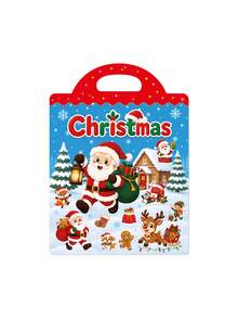 Jelly Sticker Book, Containing (Christmas, Animals, Ocean) And Other Multiple Themes, DIY Fun Scene Sticker Book, Can Be Pasted, Sticker Painting Early Education Educational Toy, Cultivate Concentration, Perfect Choice For Birthday Gift And Christmas Gift - Multicolor - View 13