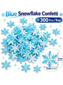300PCS/Pack Golden Snowflake Christmas Decorations,Christmas-Themed Sequins, Glittery Party Table Setting,Handcrafted DIY Embellishments, And Scatterable Backdrop Accents For Holiday Photo Shoots.For Fireplaces, Shop Windows, Christmas Trees - Gold - View 14