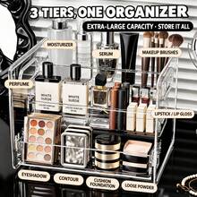 1pc 3-Tier Storage Rack, Tea Cup Coffee Cup Holder, Spice Rack, Flower Stand Bookshelf, Suitable For Kitchen, Bathroom, Office And Other Places, Fast Drainage And Ventilation, Moisture-Proof And Mildew-Proof, Kitchen Storage Supplies, Kitchen Decoration - View 3