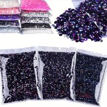 23,000pcs Deep Pink AB Color Resin Rhinestones, Flat Back Jelly Rhinestones For Handmade Crafts, SS6 SS10 SS16 SS20 Non-Hotfix, Diamonds, Crystals, Gemstones, Charms, Suitable For Tumblers, Bottles And Handicrafts - Multi-color - View 4