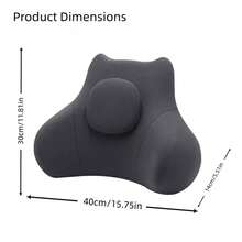 Ergonomic Lumbar Support Cushion, Relieves Sciatica And Back Pain, Office Chair Hip And Back Support Pillow, Multi-Functional Backrest, Suitable For Bed, Sofa, Reading, Travel, Bedroom, Home Decor, Perfect Gift For Birthday And Friends - Upgraded Waist-support Version - View 3