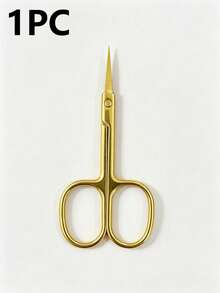 1pc Professional Cuticle Scissors/Steel Pusher Stainless Steel Nail Scissors Fine Tip Ultra-Thin Curved Blade Multi-Purpose Mini Scissors Suitable For Cuticle Trimming Eyebrow Scissors - Multicolor - View 11