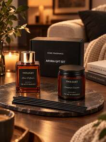 Luxury Aromatherapy Diffuser And Scented Candle Gift Set, Natural Plant Essential Oil And Soy Wax Aromatherapy Set, Smokeless Long-Lasting Fragrance Suitable For Home, Bedroom, Living Room And Office, Premium Gift For Birthday, Holiday, Housewarming And Wedding Occasions - Gift Box - View 5