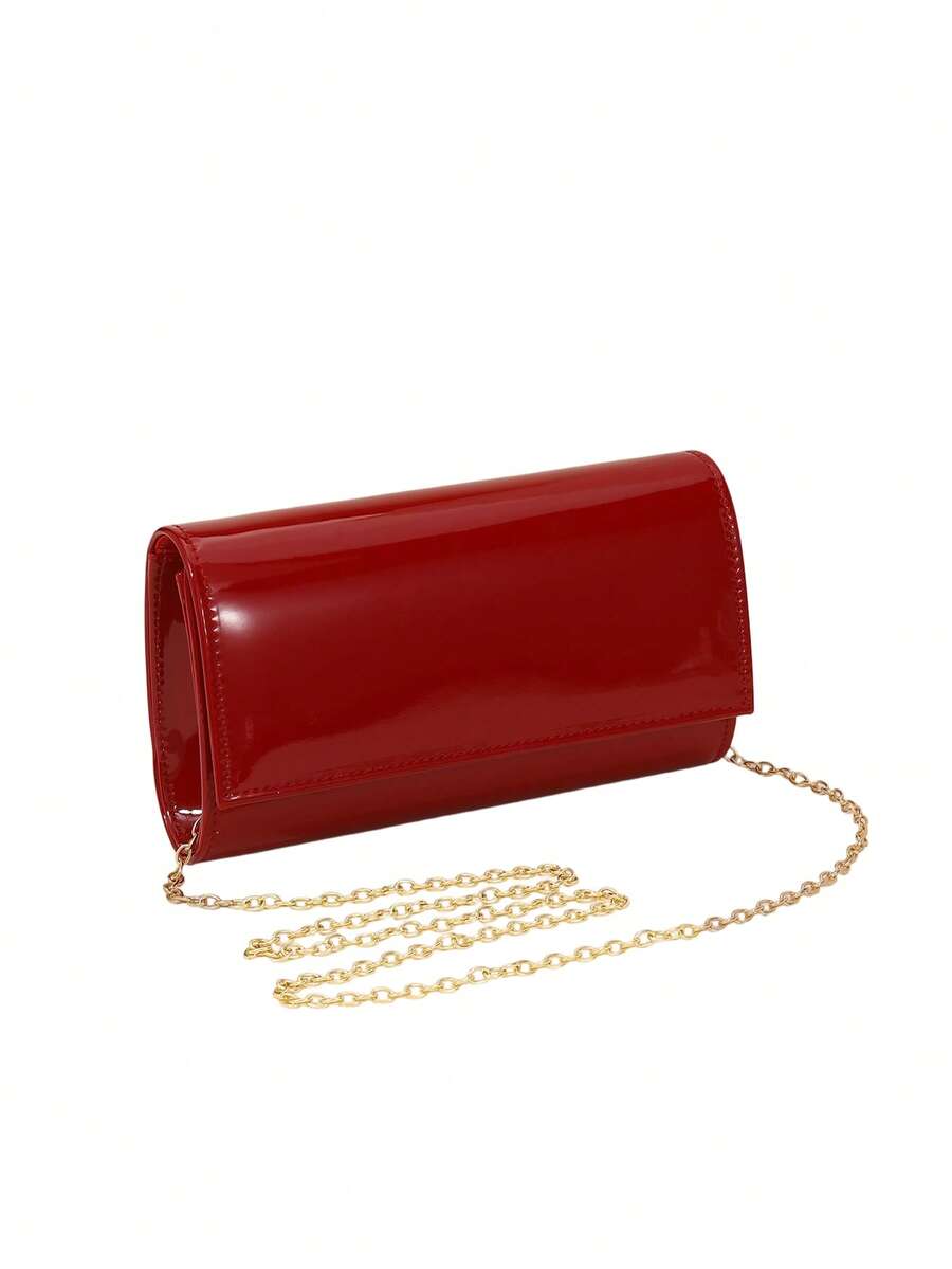 LJDCRFT Women's Evening Clutch Bag, Patented PU Leather Clutch Bag ...
