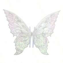 1pc Gold Foil Butterfly Fairy Wings COS Dress Up Festival Party Costume Ball Performance Props Halloween - Multicolor - View 11
