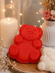 Cute Bear Silicone Candle Mold, Suitable For DIY Aromatherapy Candles, Soap And Resin Crafts, 3D Handmade Mold, Home Decor And Creative Projects - Multiple Styles - View 7