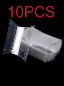 10/1pc Transparent PVC Pillow-Shaped Gift Boxes - Various Sizes, Ideal For Wedding & Bride Shower, Graduation Celebration, Birthday Party Favors, Gift Wrapping Supplies - A - View 8