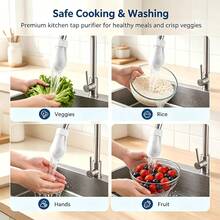 Non-Woven Fabric Faucet Filter, Faucet Filter, Filter + Strap, Universal For Bathroom, Easy Installation, Can Filter Rust, Sediment, Sand And Impurities, Home Water Purifier - Thickened Christmas Gift Creative Non-Woven Fabric Faucet Filter, Christmas Gift For Colleagues - Multicolor - View 8