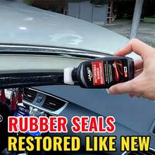 Rubber Seal Protector - Prevents Sticking & Cracking | Restores Color & Flexibility | Reduces Noise & Extends Life | Suitable For Car Doors, Windows, Trunk & Engine Compartment - 100ml - View 2