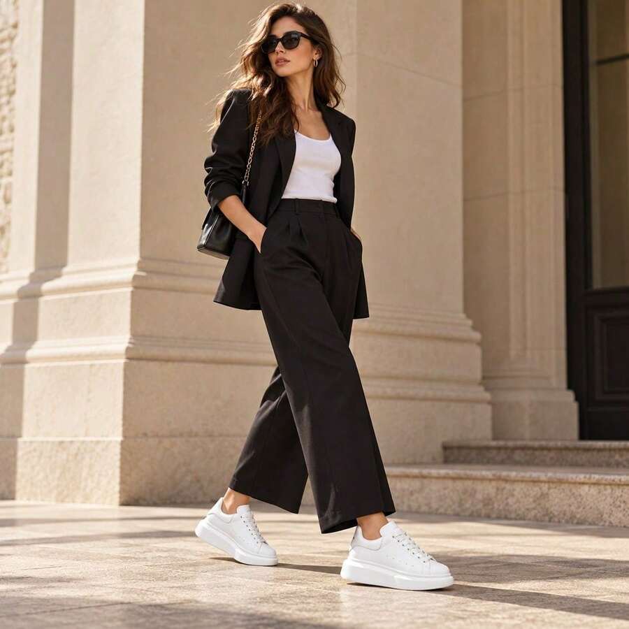 White Shoes Platform Height-Increasing All-Matching Casual Shoes For Men And Women