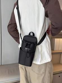 TIANDINGYU Men's Crossbody Small Bag, Sports Hiking Water Bottle Bag, Work Commute Bag, Multi-Pocket Shoulder Bag, Holiday Gift, Birthday Gift - Multicolor - View 6