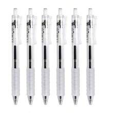 8pcs Ergonomic Retractable Gel Pens, ST Tip Quick-Dry Black Ink Pens With Soft Cloud Grip, Anti-Fatigue Pens For Student Exam Study Office Stationery - Multiple Styles - View 7