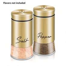 Salt & Pepper Shaker Set - Gold - View 2