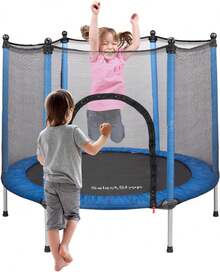 Kids Trampolines - Blue - View 1
