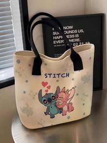 Disney Polka Dot Expandable Travel Tote Bag, Large Capacity Foldable Handbag, Shoulder Gym Bag, Suitable For Placing On Luggage - Multicolor - View 2