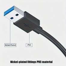Hub chia cổng USB 3.0 4 cổng siêu mỏng, nhỏ gọn, di động cho điện thoại, máy tính và USB flash drive - Xem 5