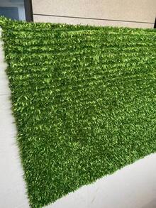 1pc Artificial Grass With Glitter Sequins, Artificial Turf, Teal Faux Grass, For Balcony Wall Covering, Photography Backdrop, Event Wedding Party Decor - A - View 8