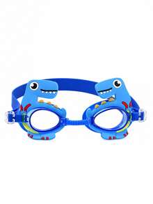 Children's Swim Goggle Set (Goggles + Swim Cap) - Royal Blue - View 6