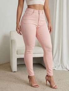 Women Jeans - Pink - View 3