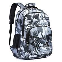 Unisex Fashion Camouflage Backpack, Student School Bag, Multi-Compartment Travel Storage, Suitable For Commuting, Campus, Camping - Upgraded Version - View 8
