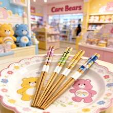 Care Bears Bamboo Chopsticks Gift Box Set 4 Pairs For Home Dining Use - View 7
