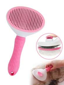 Adjustable Massage Pet Brush Grooming Comb For Dogs And Cats, One-Click Hair Removal Pet Comb, Grooming Cat Brush, Automatic Shedding Dog Brush - View 2