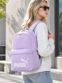 PUMA Phase Backpack, Unisex Daily Commute Outdoor Sports Student Backpack, Minimalist Design, 075487-56 - Purple Cloven Vine - View 2
