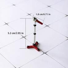 1pc Miniature Microphone, Mini Microphone Toy For Miniature Scenes, Pocket-Sized Photography Prop Accessory - Multicolor - View 3