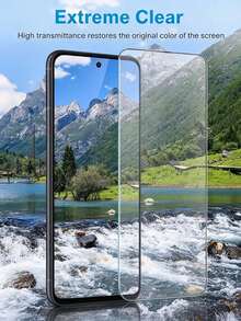 3Pcs Tempered Glass Screen Protector Compatible With Google Pixel Phone, Ultra HD Clear Screen Film, 9H Hardness, Case Friendly, Anti Scratch, Bubble Free, Oil-Resistant Oleophobic Coating, Anti-Fingerprint, Shockproof Explosion-Proof, High Touch Sensitivity, Easy Install, Shatter Resistant Phone Screen Protection Accessories - Clear - View 6