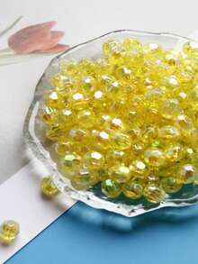 50pcs Fashionable Bright Resin Octagonal Ball Beads DIY Jewelry Necklace Bracelet Craft Making Accessories Loose Beads - Resin Beads - View 14