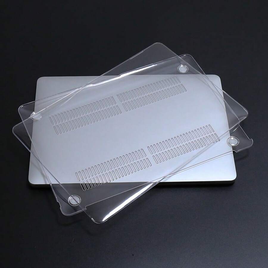 2 Pcs/Set Clear Hard Shell Laptop Case For MacBook Neo A18 Pro 13 14 16 Air 15 Inch M5 M4 M3 M2 M1 NEW Model, Shockproof Scratch-Resistant Clear Plastic Hard Case, Slim Laptop Accessories