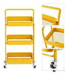 Storage Island & Carts - Yellow - View 4