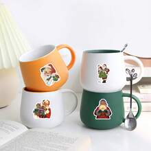 50PCS Vintage Retro Christmas Santa Claus Snowman Decorations Graffiti Stickers For Bicycle Hand Account Pencil Case Decals LanLanStickersWorld - 50 PCS - View 8
