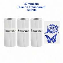 Color-Revealing Transparent Adhesive Stickers Clear Mini Printer Refill Paper For Christmas DIY Gifts, Halloween Journals, Photo Printing, Study Notes, Inventory Recording, Compatible Refill Tape Only - View 36