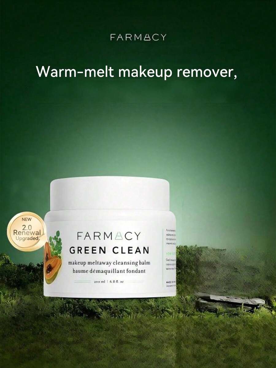 Farmacy Moringa Seed Cleansing Balm, Gentle Cleansing, Fast Emulsification, Non-Clogging For Sensitive Skin - 200ml - View 1