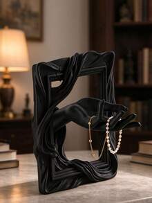 1pc Hand In Frame Resin Sculpture, Jewelry Display, Tabletop Decor, Photo Frame Ornament, For Bedroom Living Room Dresser, Gothic Dark Style, 3D Printed Art Statue, Unique Gift For Home Decor Lovers - Multiple Styles - View 8