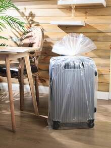 5Pcs/10Pcs Clear Giant Storage Bags Jumbo Plastic Moving Bags Flat Large Plastic Bags For Clothes Packing Suitcase Comforter Chair Kids Bike Blanket - Clear - View 2