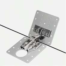 Cabinet Hinge Repair Plate 90 X 90mm, Cold Rolled Steel Reinforcement Bracket With Multiple Mounting Holes And Screws For Loose Kitchen Cupboard Door Fixing - Cabinet Hinge Repair Plate 90x90mm - View 4