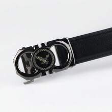1pc Men' S Ratchet Buckle Belt, Smooth Belt Strap, Versatile For Office Wear, Meetings & Daily Commutes - DL38 41 DP42 43 - View 11