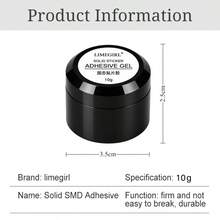 LIMEGIRL 10g Solid Nail Glue, Suitable For Press-On Nails, Wearable Nails, Strong Adhesive UV Glue, Suitable For Transparent Acrylic Nail Tips, Hard Gel, Easy To Remove, UV LED Curing - 10g - View 7