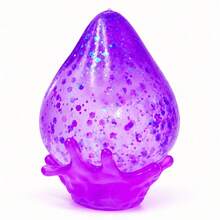 4pcs Dreamy Squeeze Toys, With Dreamy Smooth Squeeze Feel, Soft Stress Balls With Base, Sensory Toys For Anxiety And Stress Relief, Suitable For Relaxation And Calming - Ice Cube - Water Drop Shape - Multicolor - View 19