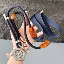 1 dây đeo điện thoại bằng da cao cấp có thể điều chỉnh, đeo chéo cổ, dây đeo túi, dây xích điện thoại chống trộm cho du lịch và hoạt động ngoài trời - Nhiều màu - Xem 7