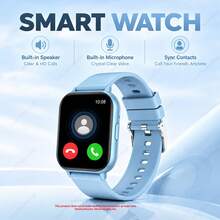 AQMWWG Brand New Unisex Touchscreen Smartwatch, Equipped With Multiple Sports Modes, Message Notifications, Call Alerts, Hydration Reminders, Camera Control, Music Control, 180mAh Battery, Ideal Gift For Friends And Family. - Multicolor - View 1